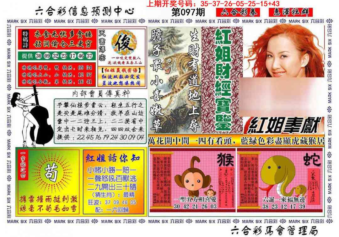 097期红姐财经宝鉴[图]