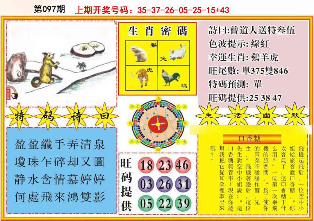 097期台湾八卦解宝图[图]